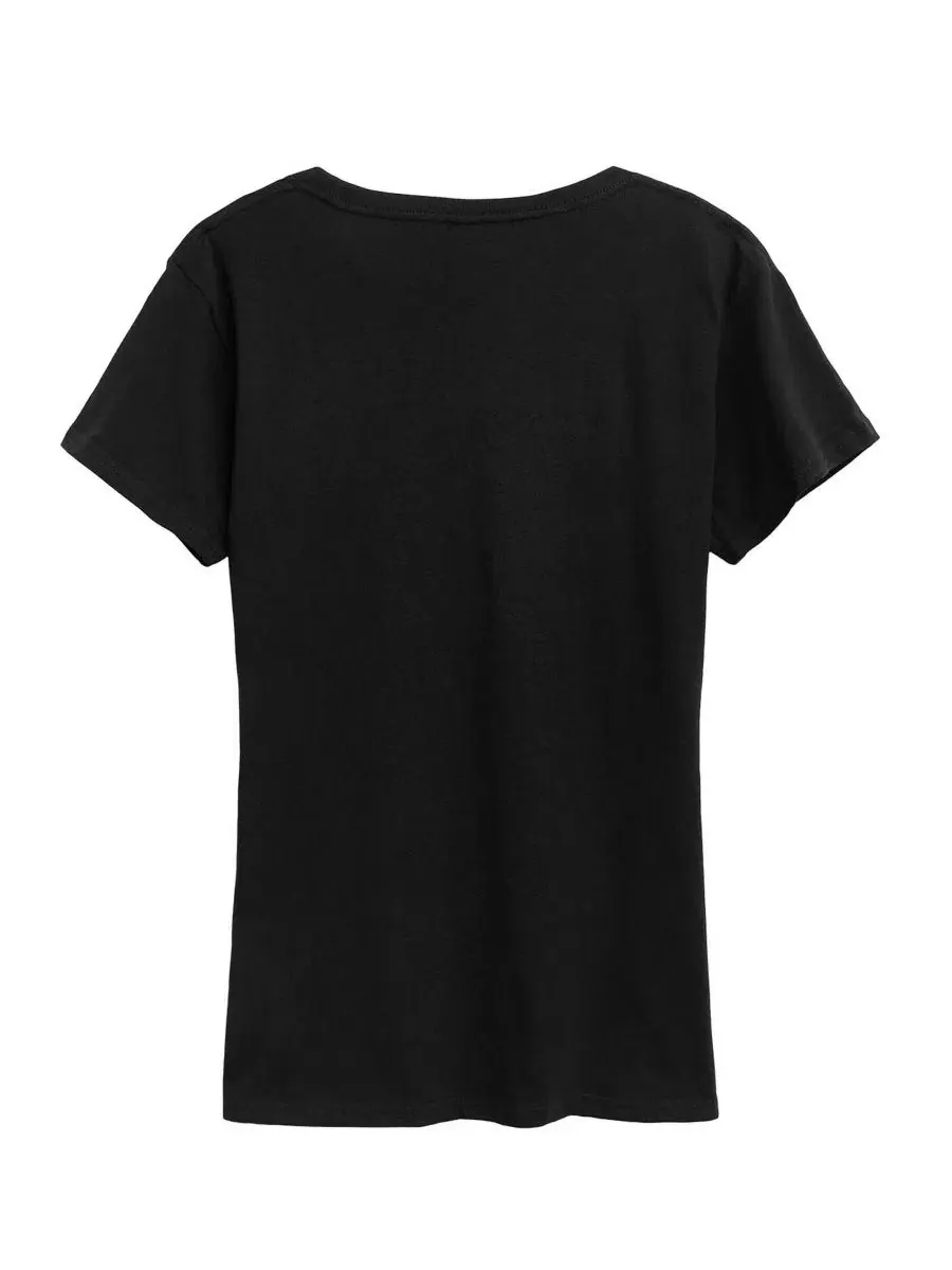Футболка большого размера Turning Red Mei с изображением красной панды Hybrid Apparel — изображение 3 из 3, черный