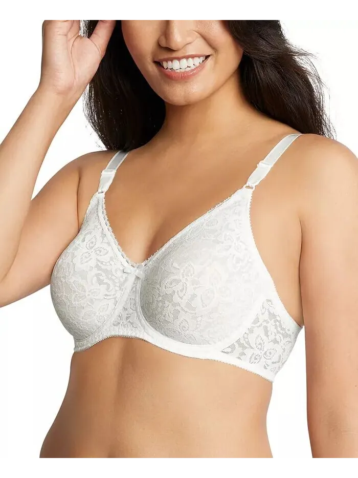 Двухслойный бесшовный бюстгальтер на косточках Lace 'n Smooth 3432 Bali — белый