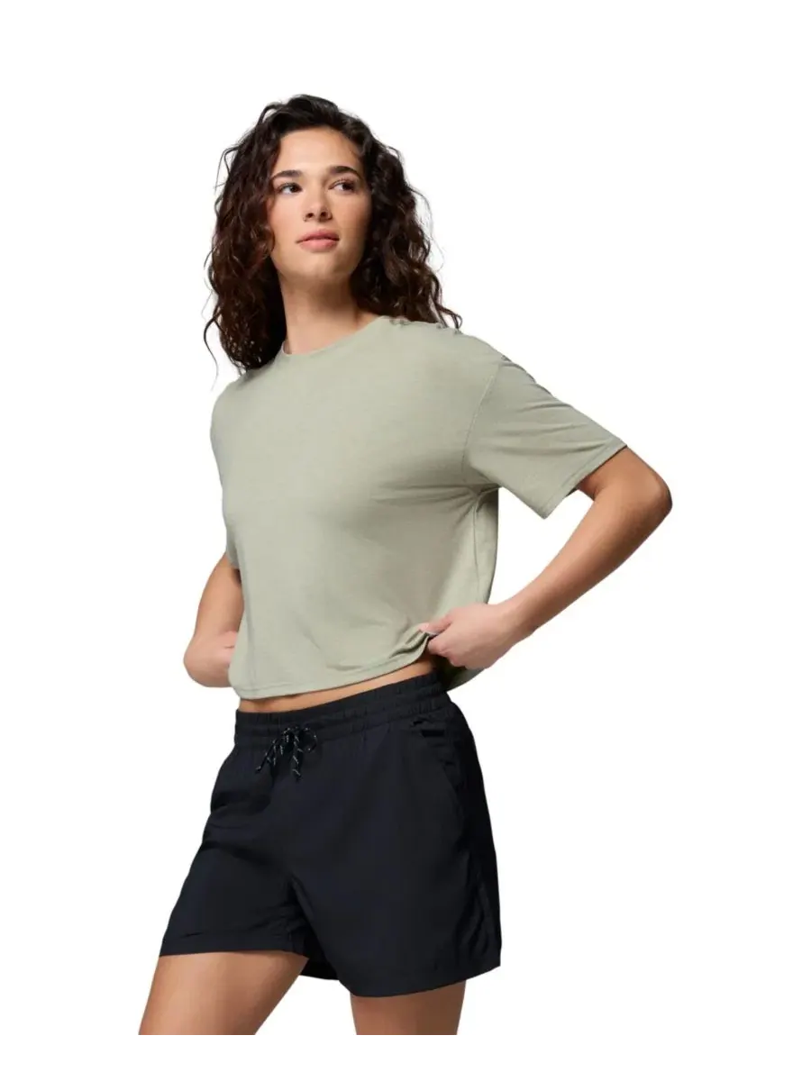 Женская футболка-шорты CSC Soft Stretch Shortie SS Tee Columbia — изображение 2 из 5, сафари