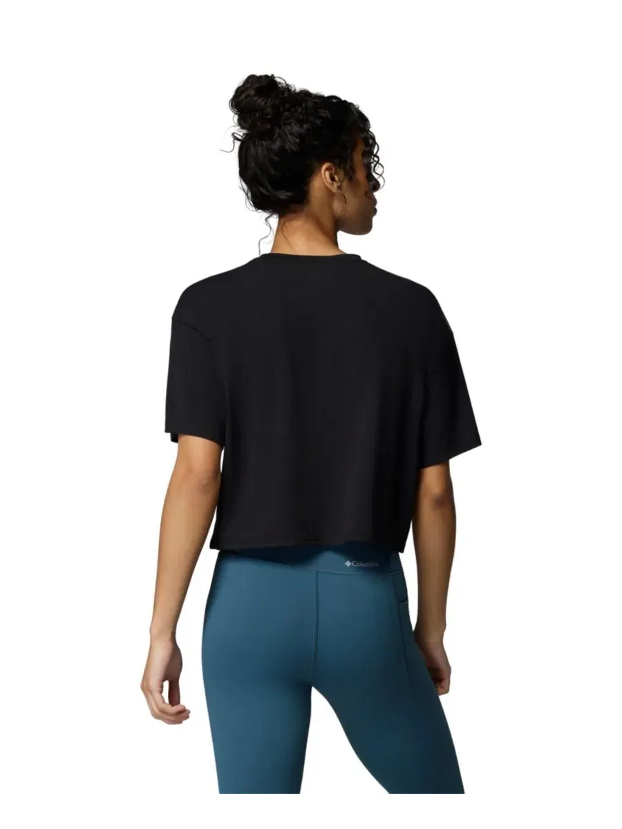Женская футболка-шорты CSC Soft Stretch Shortie SS Tee Columbia — изображение 5 из 6, черный