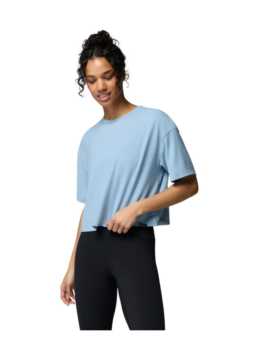 Женская футболка-шорты CSC Soft Stretch Shortie SS Tee Columbia — изображение 2 из 5, синий