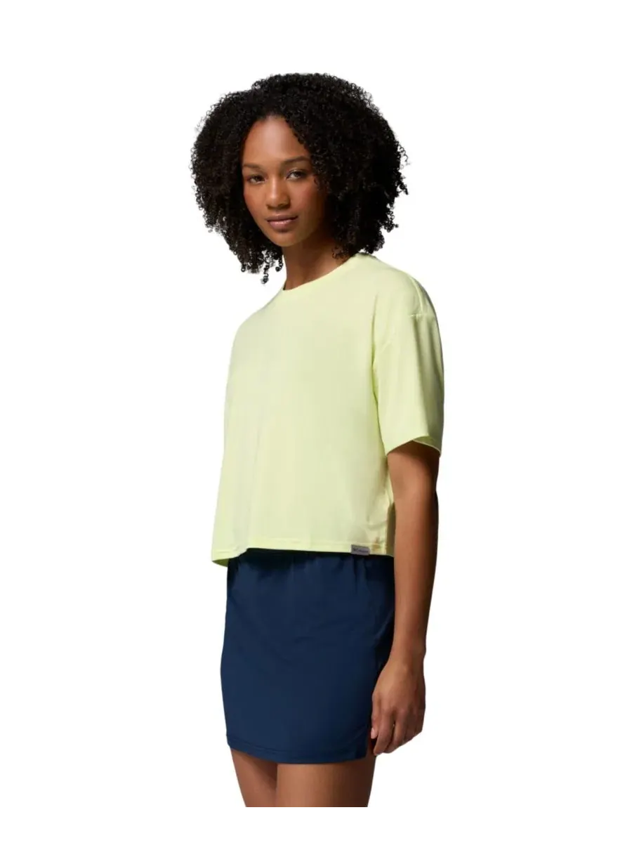 Женская футболка-шорты CSC Soft Stretch Shortie SS Tee Columbia — изображение 2 из 8, оранжевый