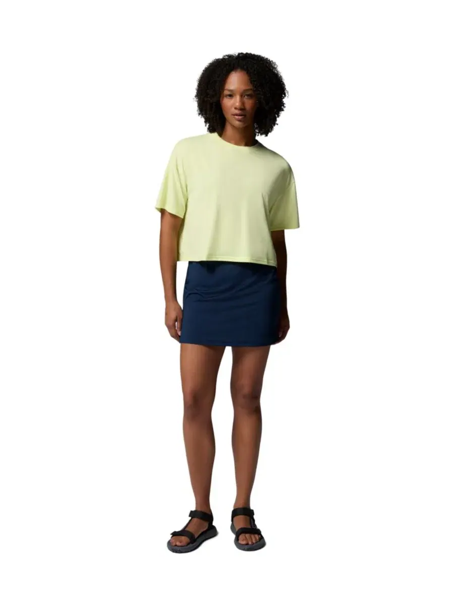 Женская футболка-шорты CSC Soft Stretch Shortie SS Tee Columbia — изображение 4 из 8, оранжевый