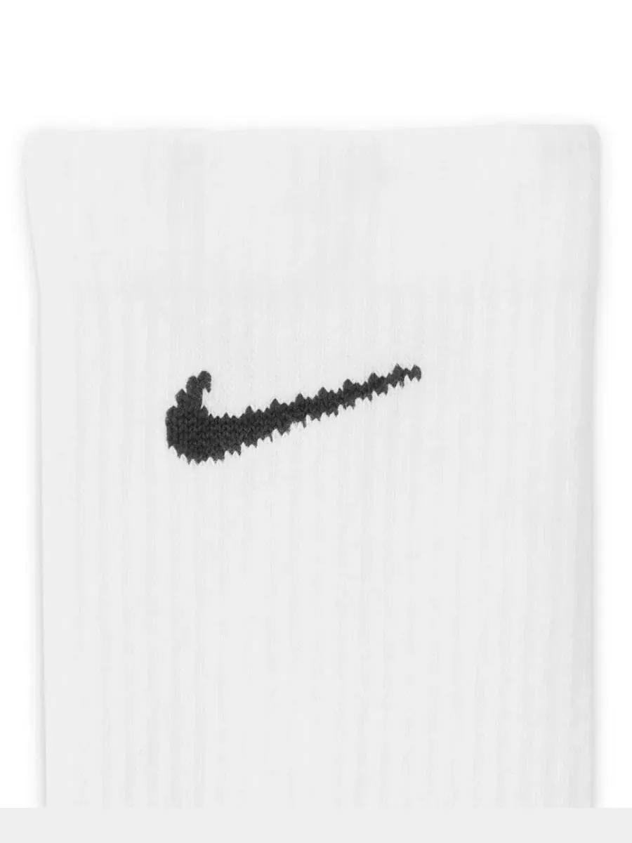 Мужские повседневные носки Elevated Everyday Crew Socks (6 пар) Nike — изображение 3 из 3, белый