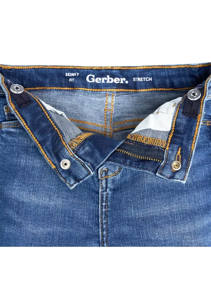Джинсы-леггинсы для мальчиков нейтрального цвета Gerber — изображение 7 из 7, синий