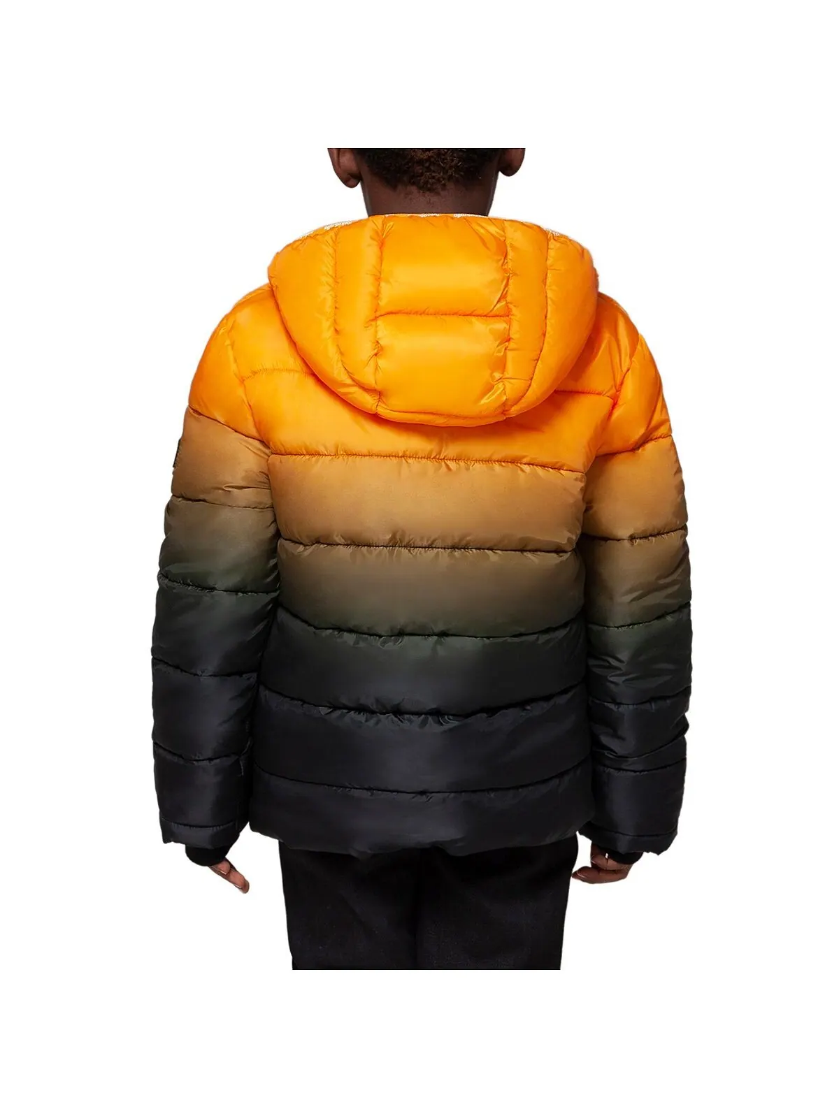 Тяжелая куртка-пуховик для маленьких и больших мальчиков Bubble Coat Rokka&Rolla — изображение 3 из 3, оранжевый