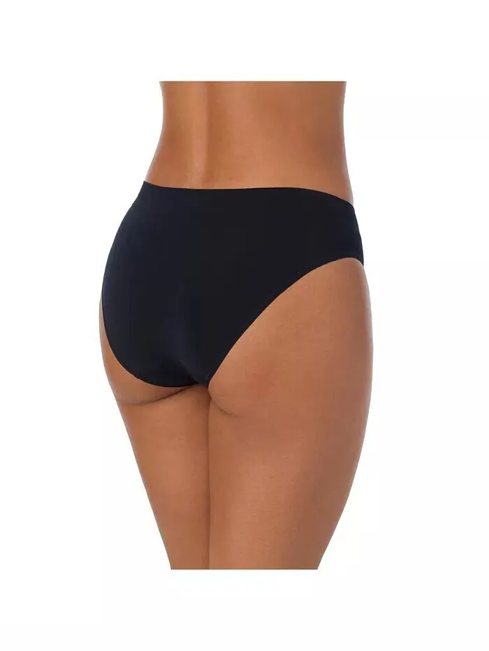 Женские бесшовные трусики Litewear Hi Cut DK5020 DKNY — изображение 2 из 2, черный