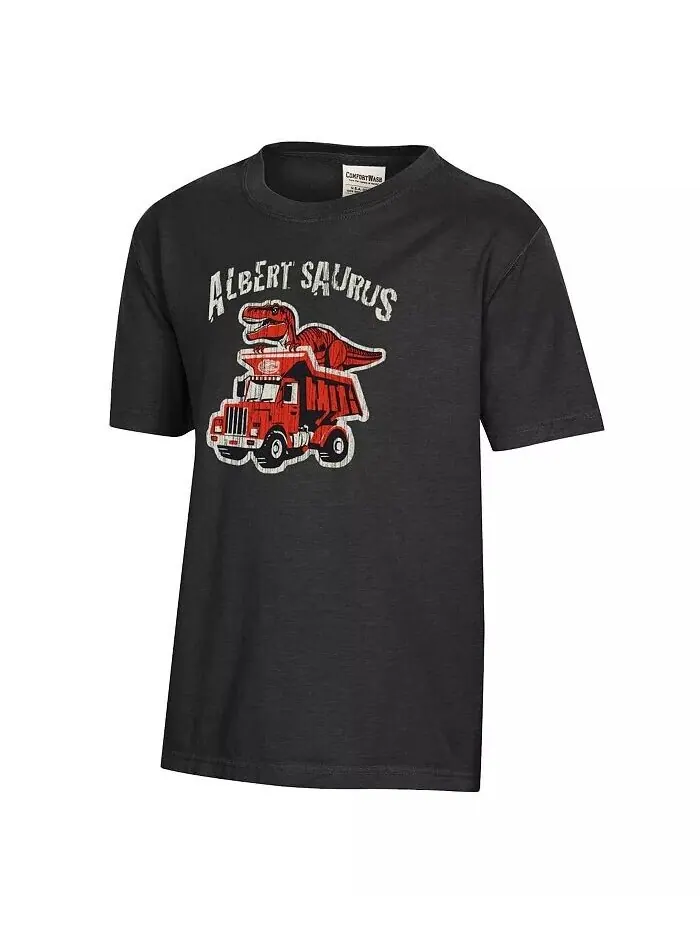 Черная футболка Florida Gators Dino Truck для мальчиков и девочек Comfortwash