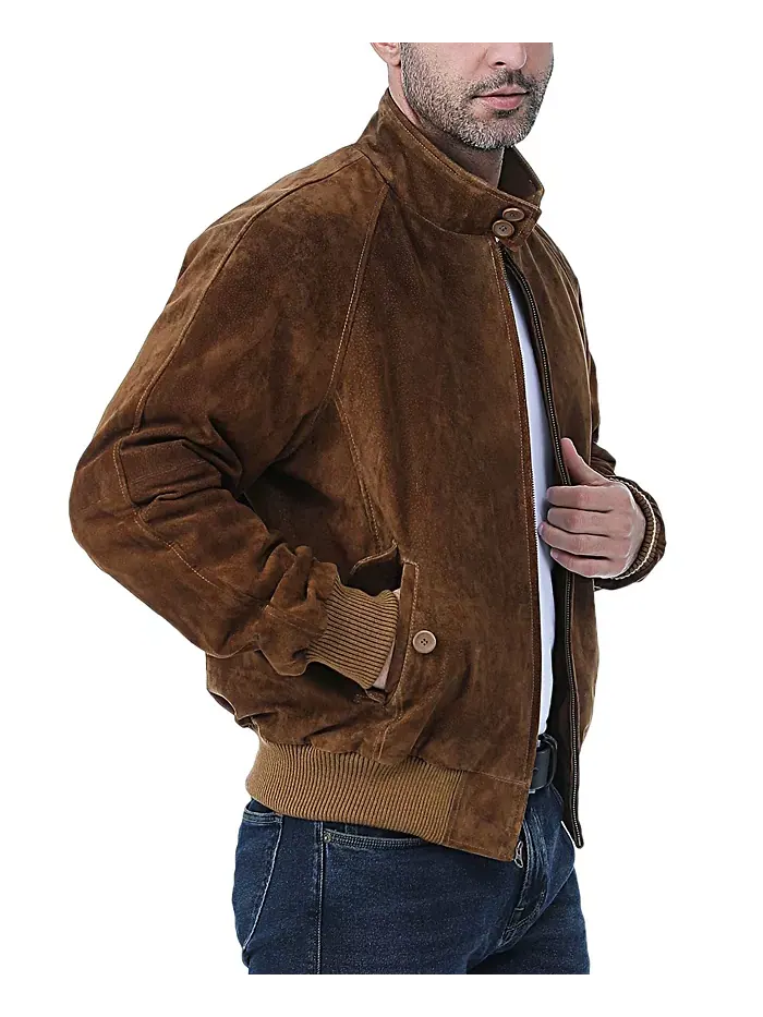 Куртка-бомбер Landing Leathers WWII — изображение 2 из 3, коричневый