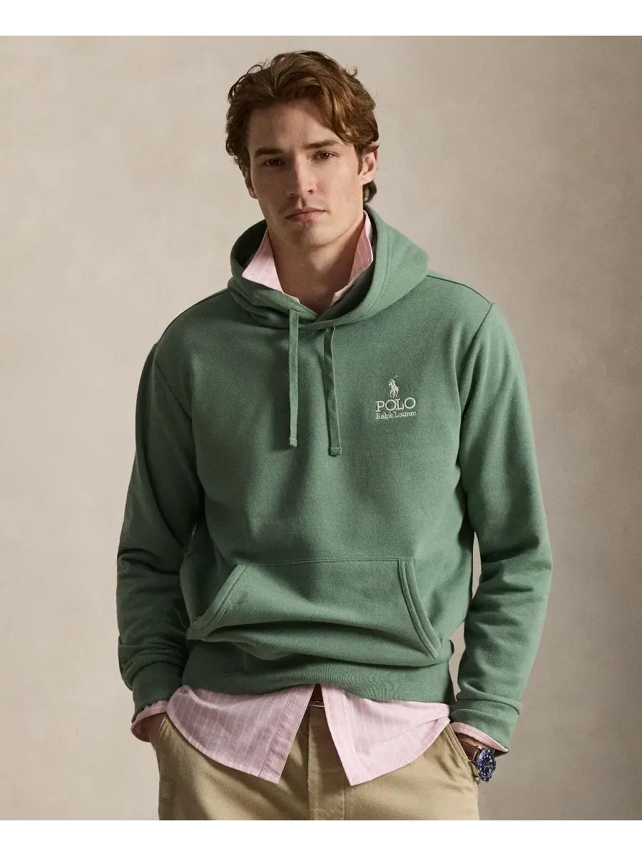 Худи с капюшоном и длинным рукавом, классический крой Polo Ralph Lauren — изображение 1 из 5, усталость