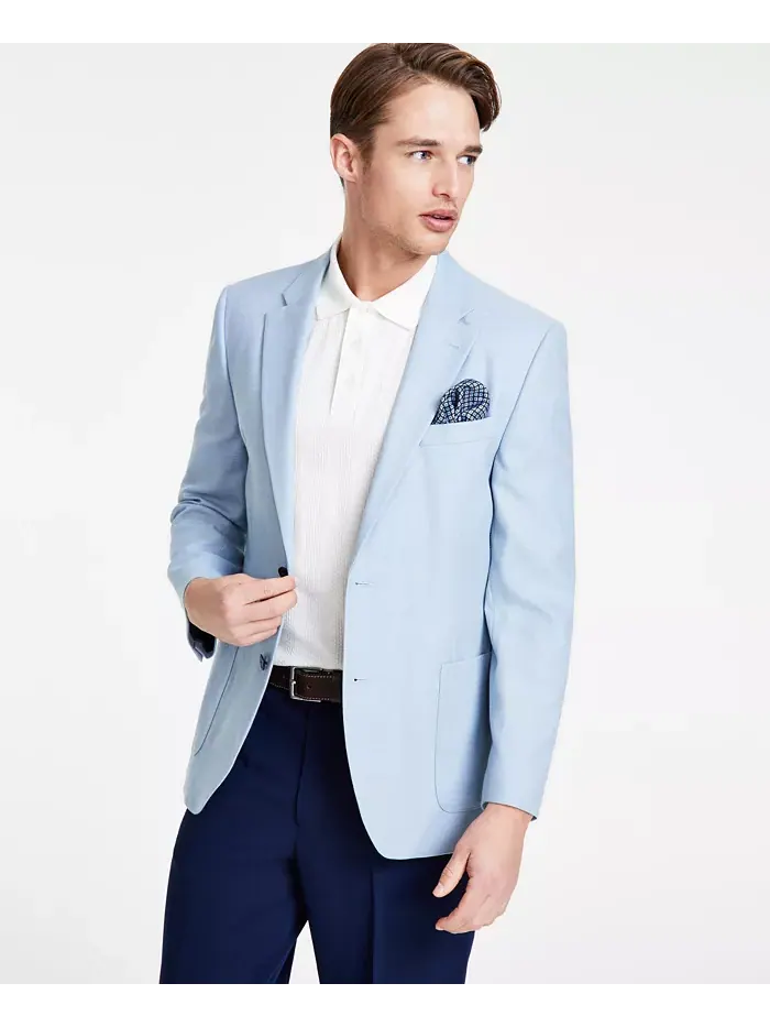 Мужское спортивное пальто Modern-Fit с активной эластичной структурой плетения Nautica