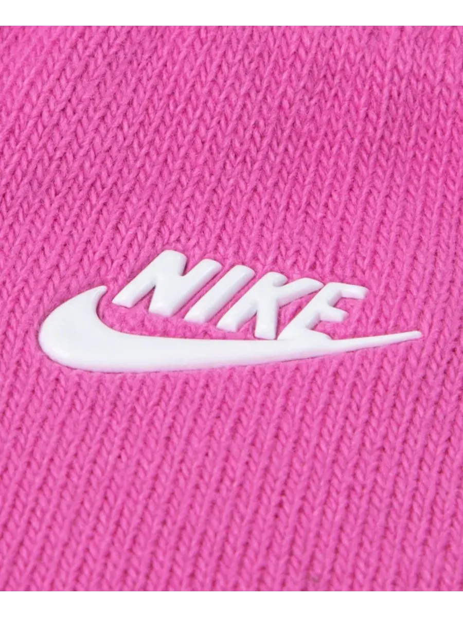 Комплект из шапки и перчаток Nike Gradient Peak Pom — изображение 4 из 4, розовый