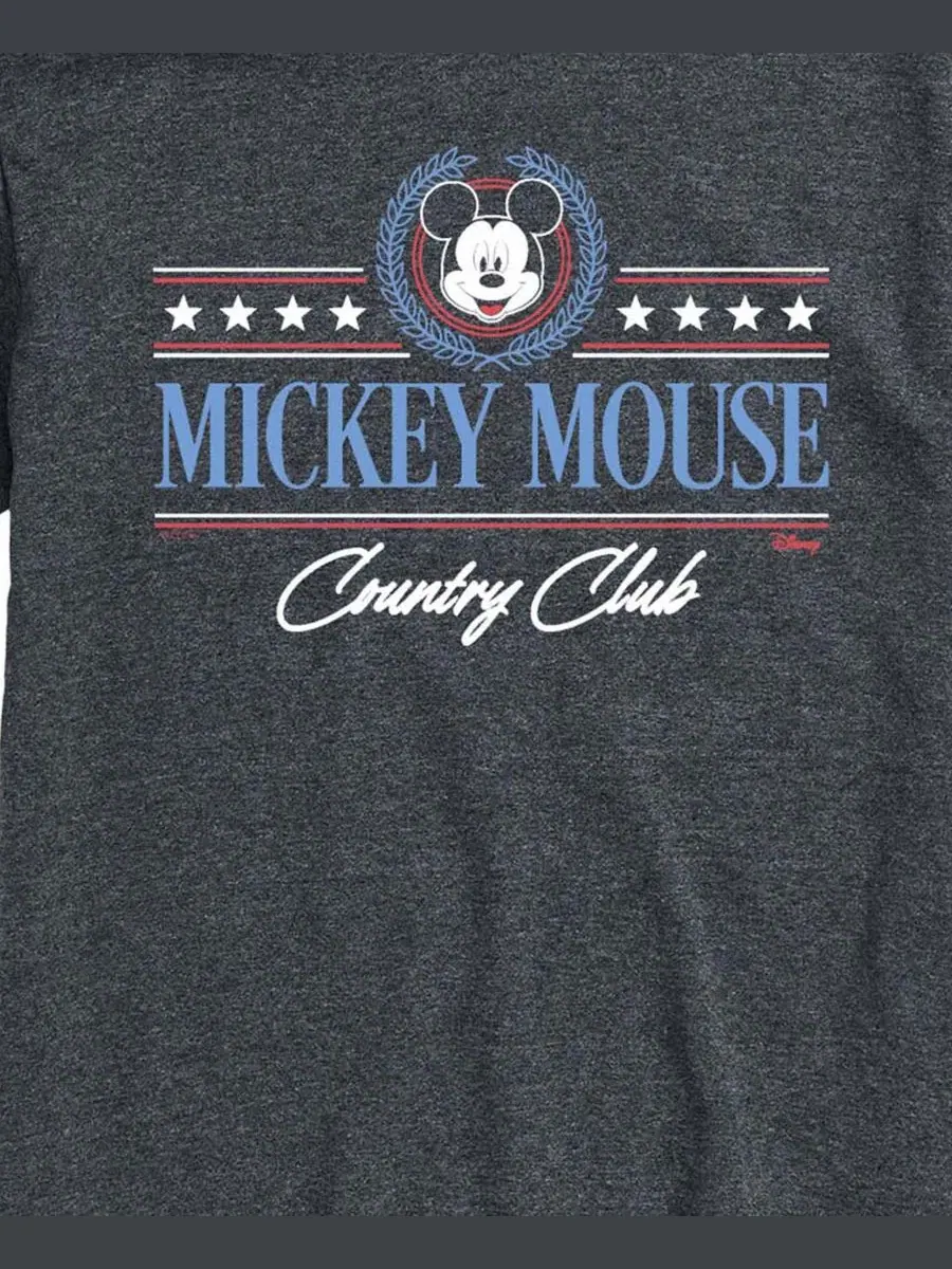 Футболка с коротким рукавом Disney Mickey Mouse Country Club AIRWAVES — изображение 3 из 3, темно-серый