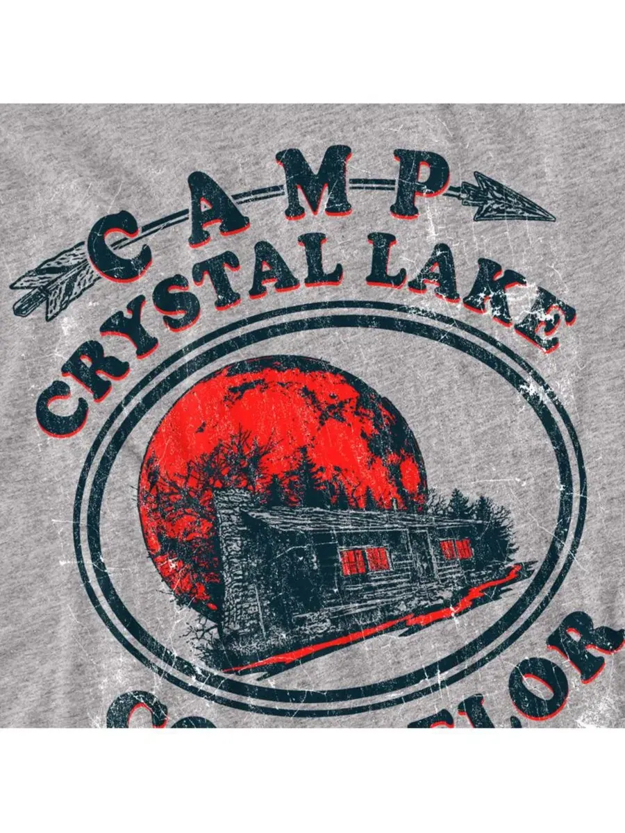 Футболка с принтом Camp Counselor Friday The 13th — изображение 2 из 3, приглушенный
