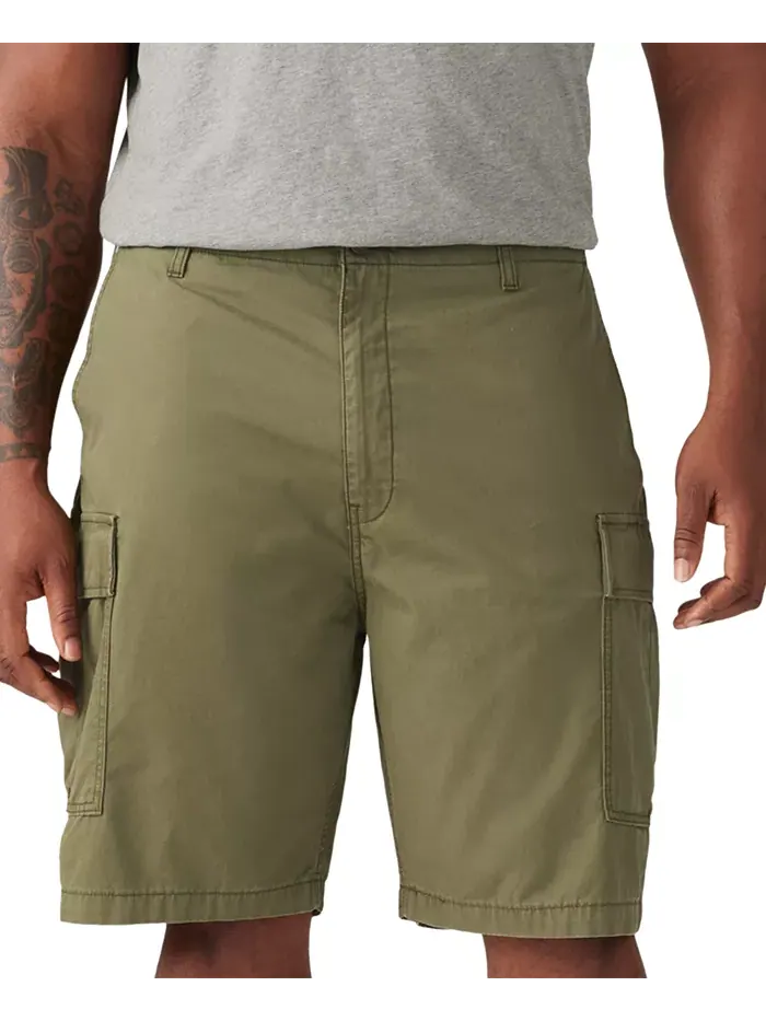 Мужские шорты Big & Tall Carrier длиной 10 дюймов Levi's — изображение 1 из 4, оливковый