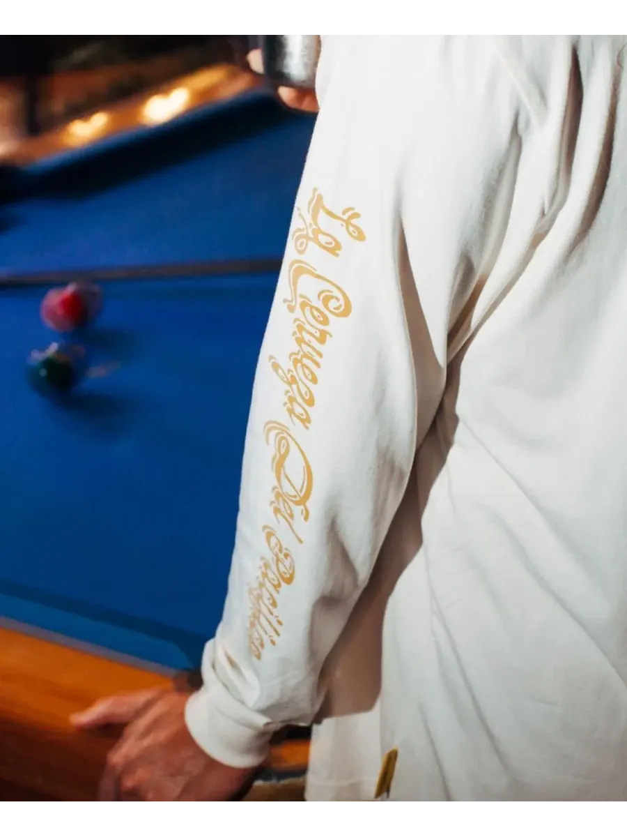 Футболка с длинным рукавом с принтом Pacifico Signage Quiksilver — изображение 6 из 6, белый