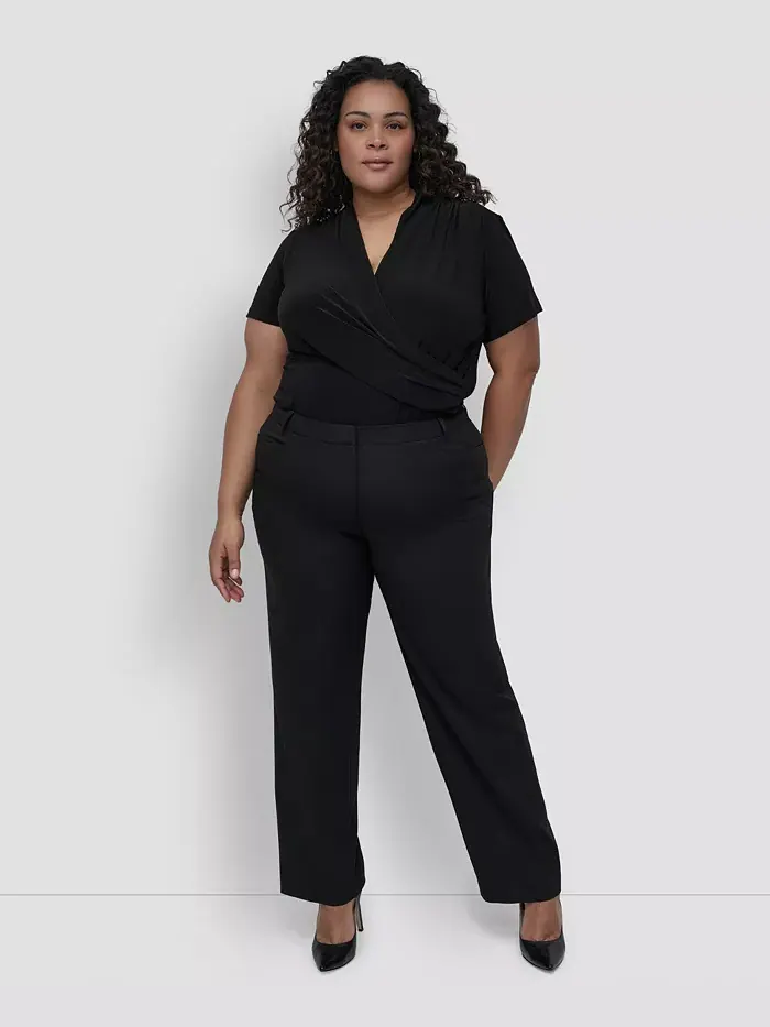 Брюки Modern Fit больших размеров DKNY — изображение 1 из 6, черный