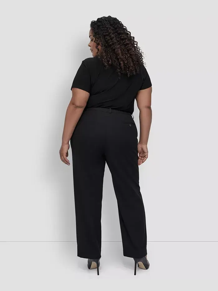 Брюки Modern Fit больших размеров DKNY — изображение 2 из 6, черный