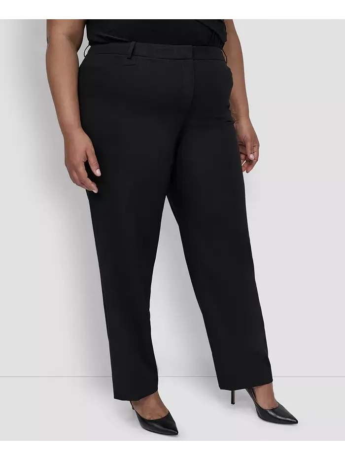 Брюки Modern Fit больших размеров DKNY — изображение 5 из 6, черный