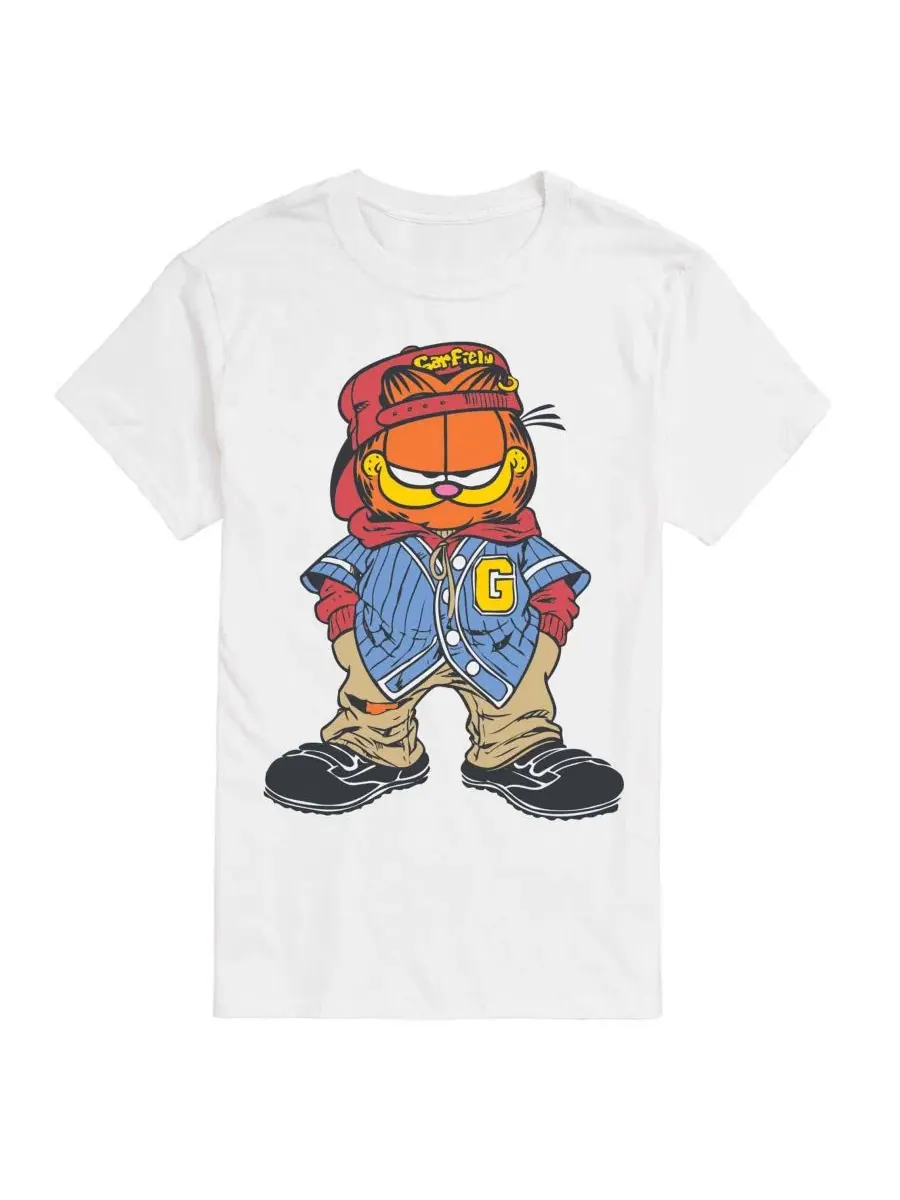 Футболка с принтом Garfield, модель Garfield Streetwear AIRWAVES — изображение 1 из 3, белый