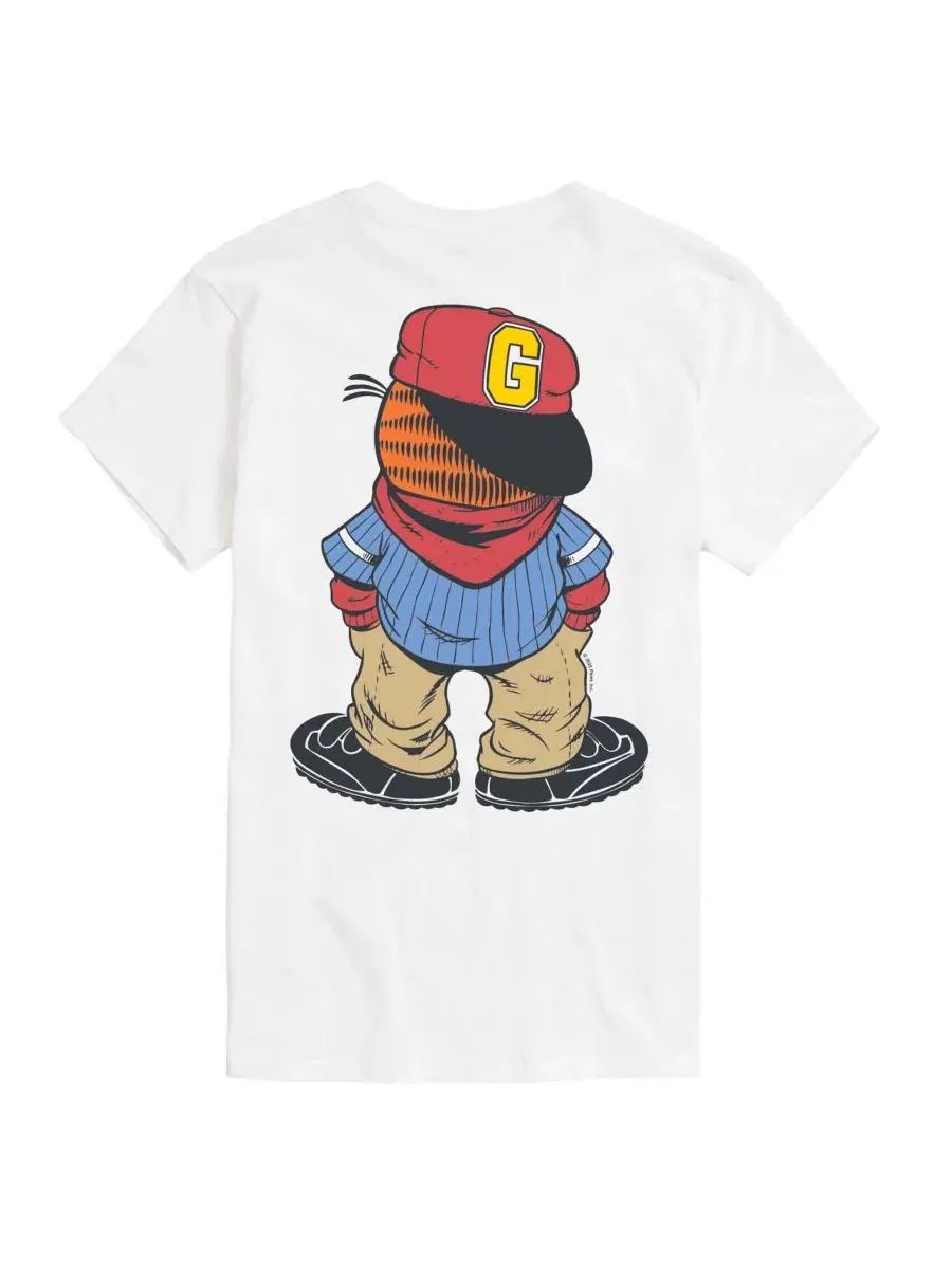 Футболка с принтом Garfield, модель Garfield Streetwear AIRWAVES — изображение 2 из 3, белый