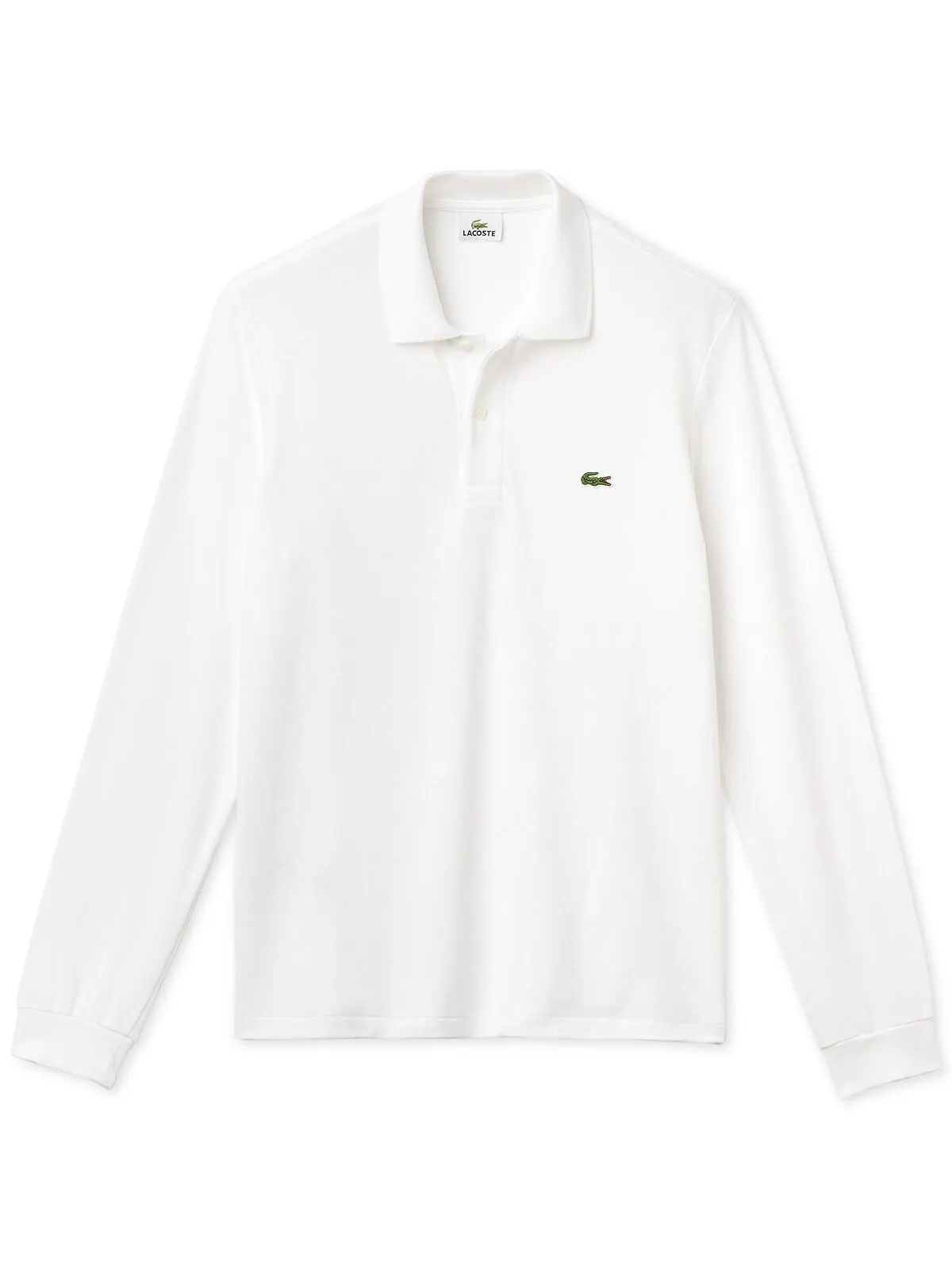 Рубашка поло Lacoste, мужская — изображение 4 из 5, белый