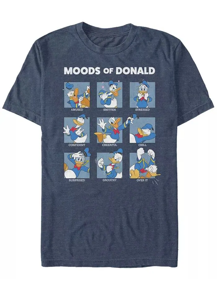 Мужская футболка с коротким рукавом Donald Moods Fifth Sun — изображение 1 из 1, темно-синий
