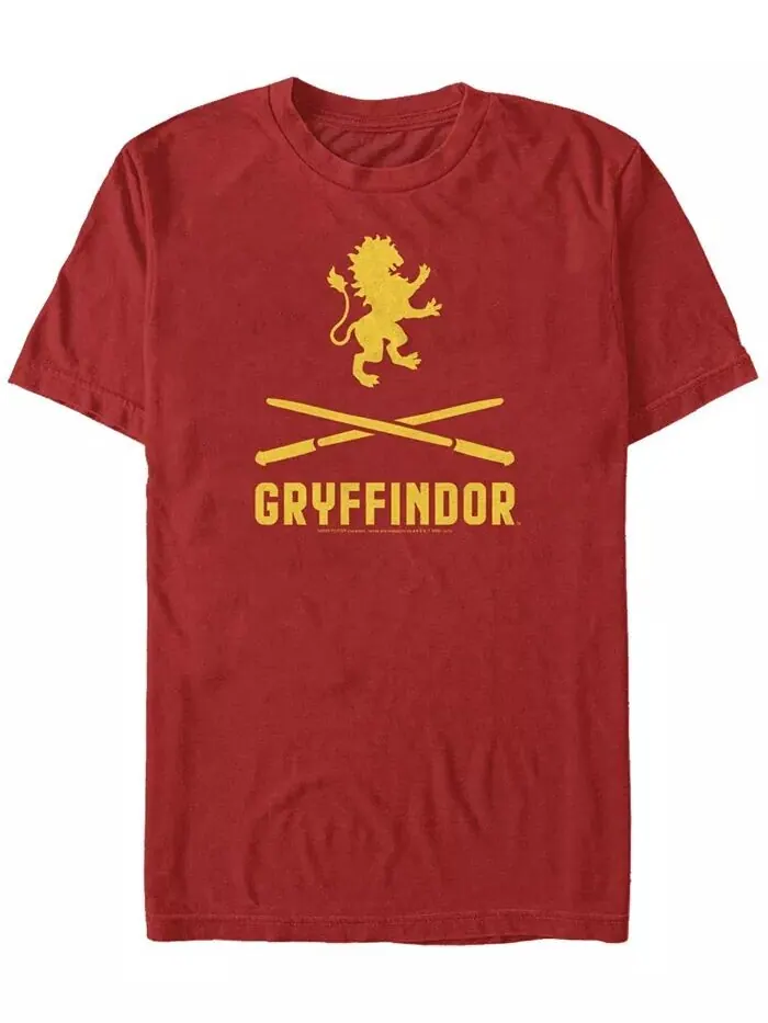 Мужская футболка с коротким рукавом Gryffindor Icons Crew Fifth Sun — изображение 1 из 1, красный