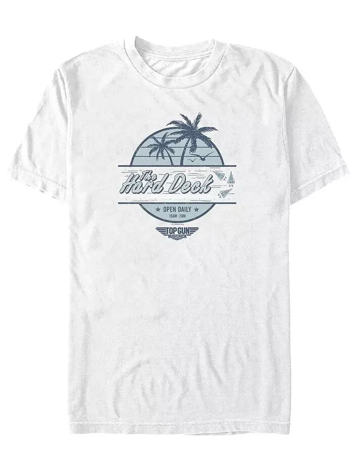 Мужская футболка Top Gun Hard Deck Palms с коротким рукавом Fifth Sun — изображение 1 из 1, белый