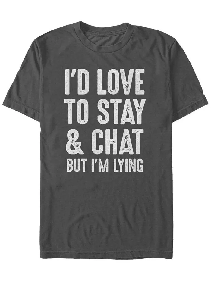 Мужская футболка с короткими рукавами Stay and Chat с круглым вырезом Fifth Sun — изображение 1 из 1, темно-серый