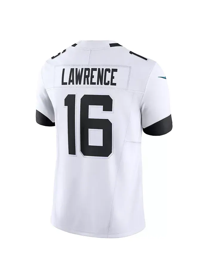 Мужская лимитированная джерси Jacksonville Jaguars Vapor F.U.S.E. Тревора Лоуренса Nike — изображение 3 из 3, белый