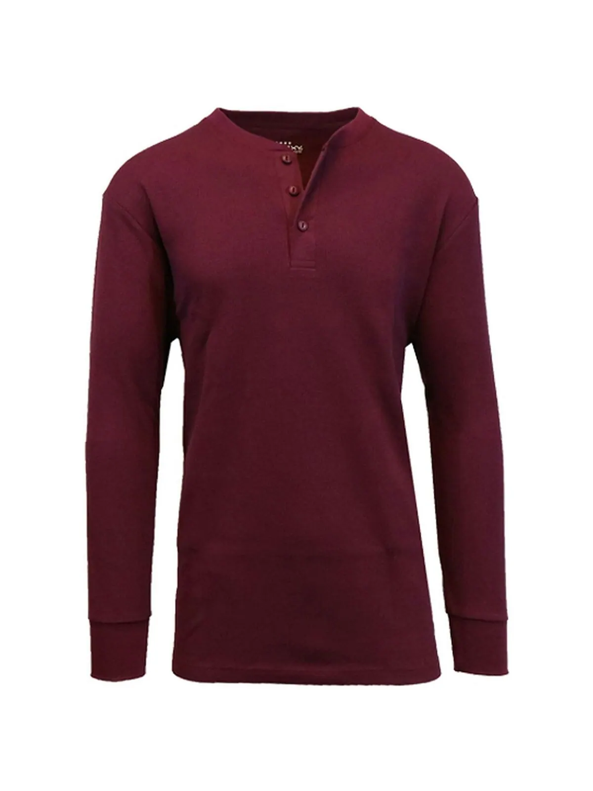 Мужская термофутболка henley с длинным рукавом Galaxy By Harvic — изображение 2 из 8, темно-серый