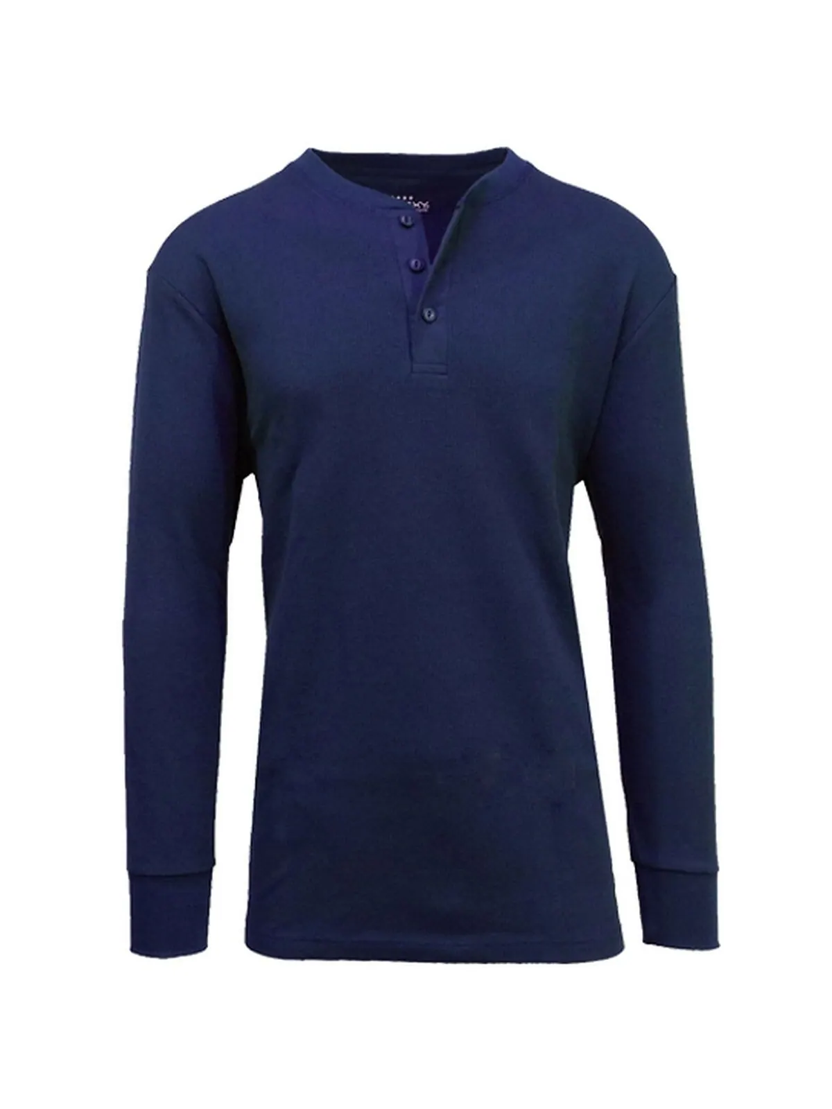 Мужская термофутболка henley с длинным рукавом Galaxy By Harvic — изображение 8 из 8, темно-серый