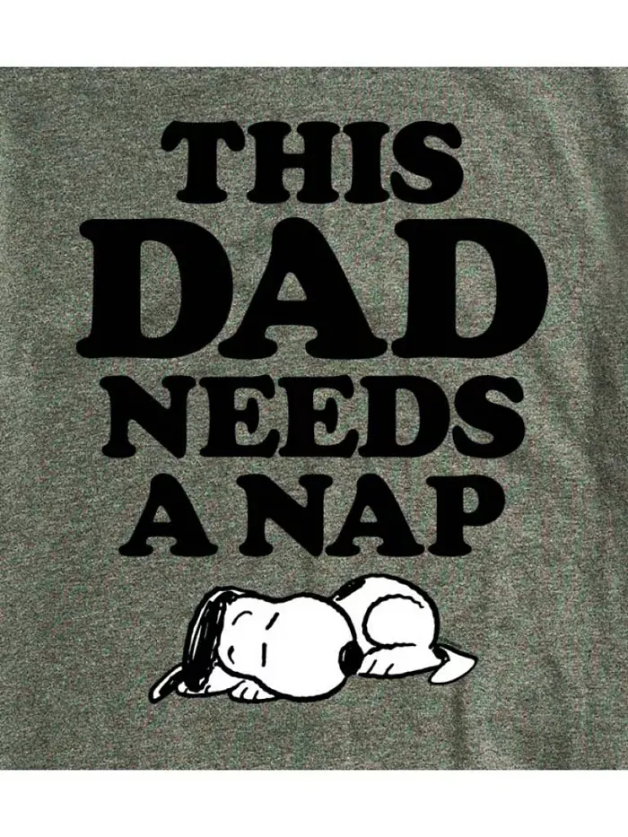 Футболка мужская с коротким рукавом Hybrid Apparel Peanuts Dad Nap AIRWAVES — изображение 5 из 9