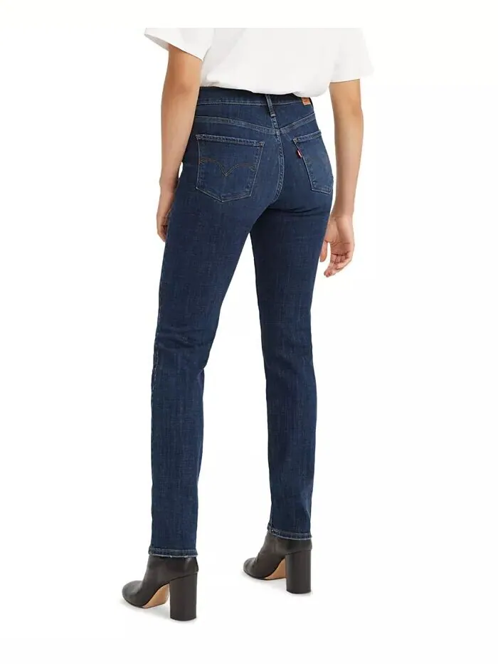 314 Shaping Утягивающие прямые джинсы со средней посадкой Levi's — изображение 2 из 3, синий