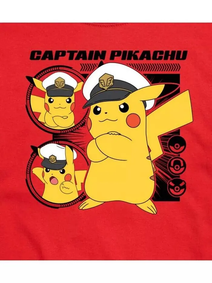 Мужская футболка с короткими рукавами Hybrid Apparel Captain Pikachu AIRWAVES — изображение 5 из 9, зеленый