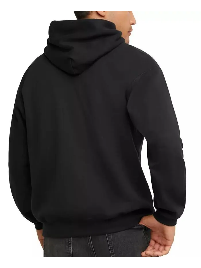 Толстовка Ultimate Men's Heavyweight Fleece Hoodie Hanes — изображение 2 из 4, черный