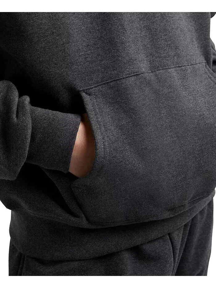 Мужская худи из тяжелого флиса Ultimate Hanes — изображение 3 из 5, темно-серый