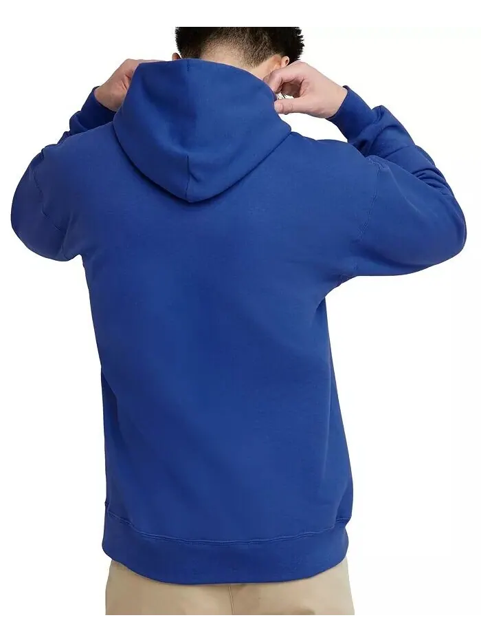 Мужская худи из тяжелого флиса Ultimate Hanes — изображение 2 из 5, синий