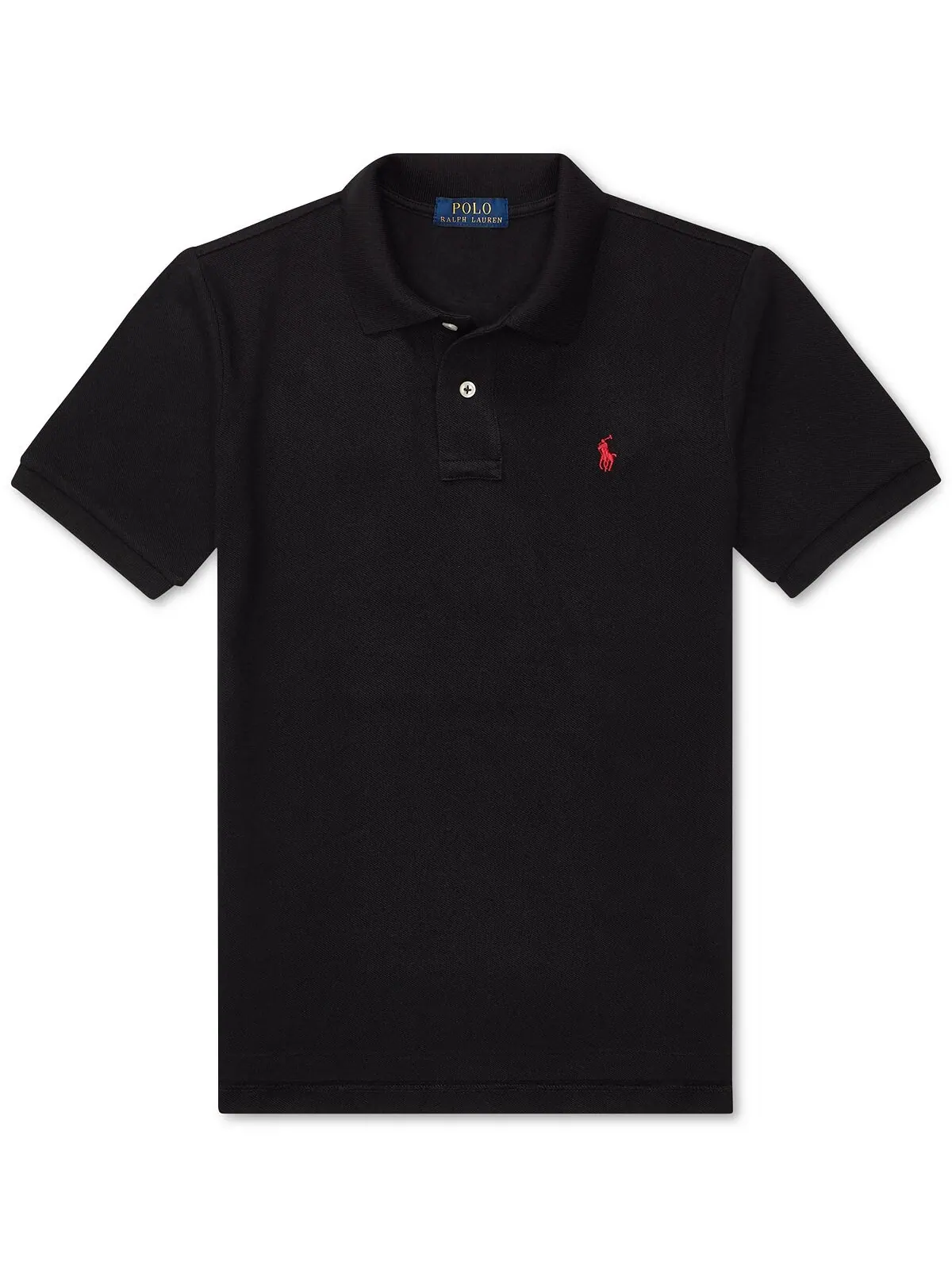 Рубашка-поло из хлопковой сетки с логотипом для мальчиков Big Boys Polo Ralph Lauren