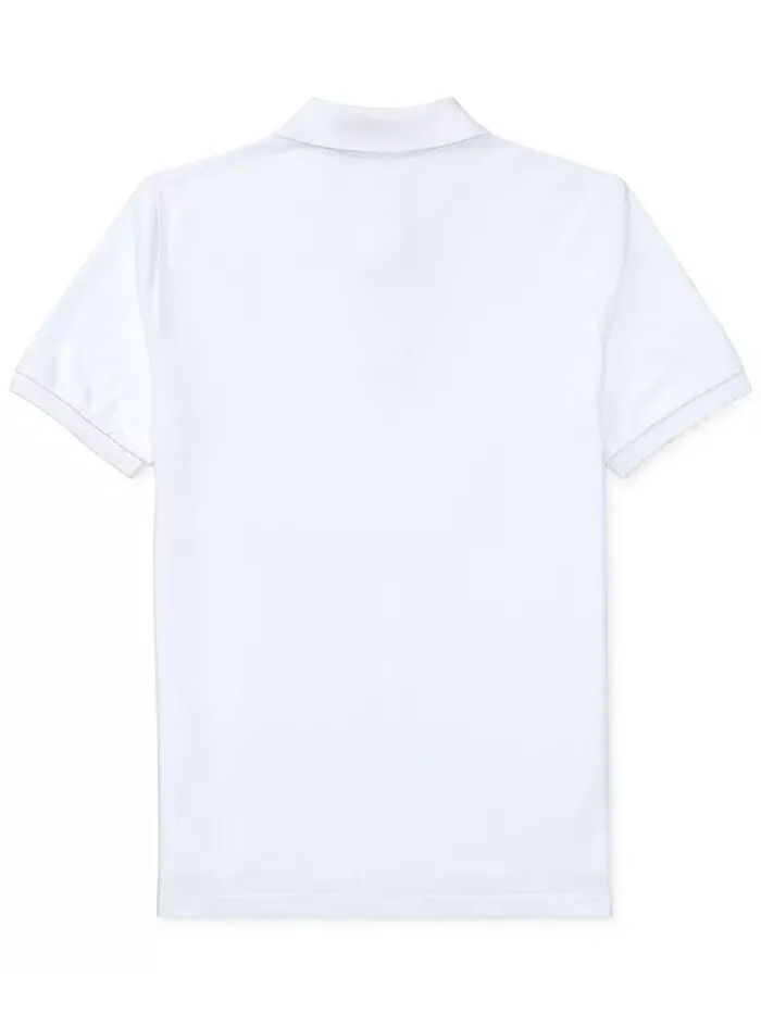 Рубашка-поло из хлопковой сетки с логотипом для мальчиков Big Boys Polo Ralph Lauren — изображение 8 из 10, зеленый