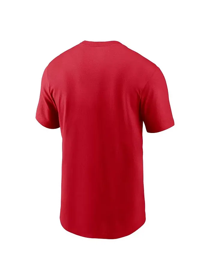 Мужская футболка Philadelphia Phillies Fuse Wordmark красного цвета Nike — изображение 3 из 3