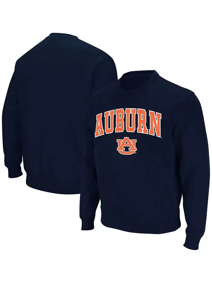 Мужская толстовка Auburn Tigers с арочным логотипом и надписью Colosseum — изображение 1 из 7, темно-синий