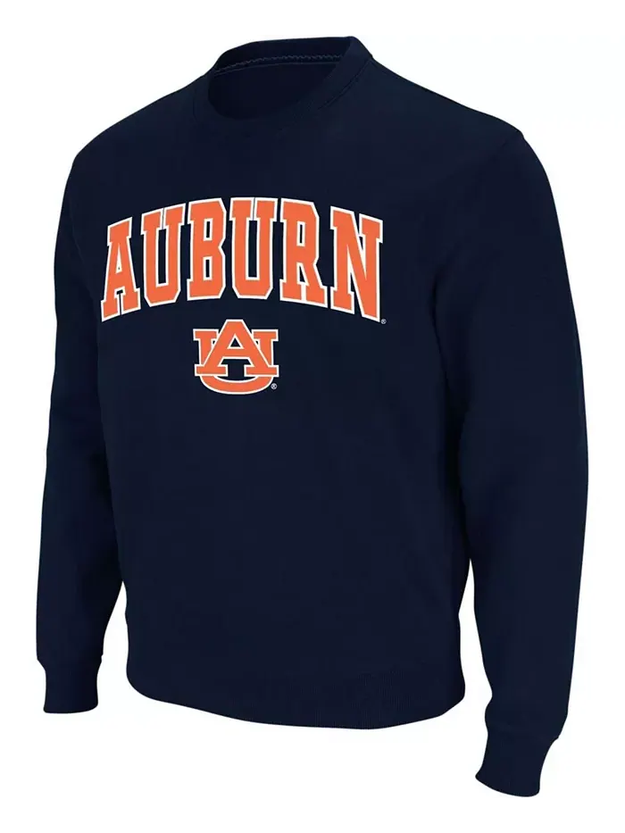 Мужская толстовка Auburn Tigers с арочным логотипом и надписью Colosseum — изображение 3 из 7, темно-синий