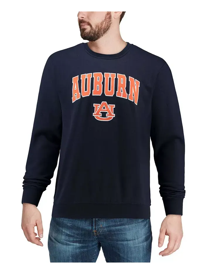 Мужская толстовка Auburn Tigers с арочным логотипом и надписью Colosseum — изображение 4 из 7, темно-синий