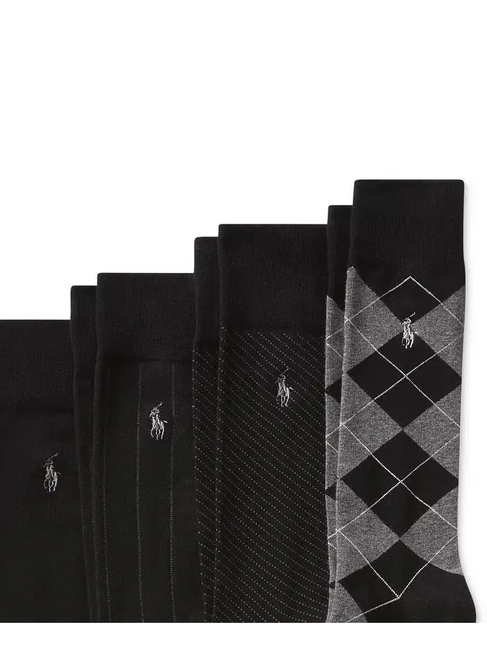 Мужские носки Polo Ralph Lauren — изображение 4 из 4, черный