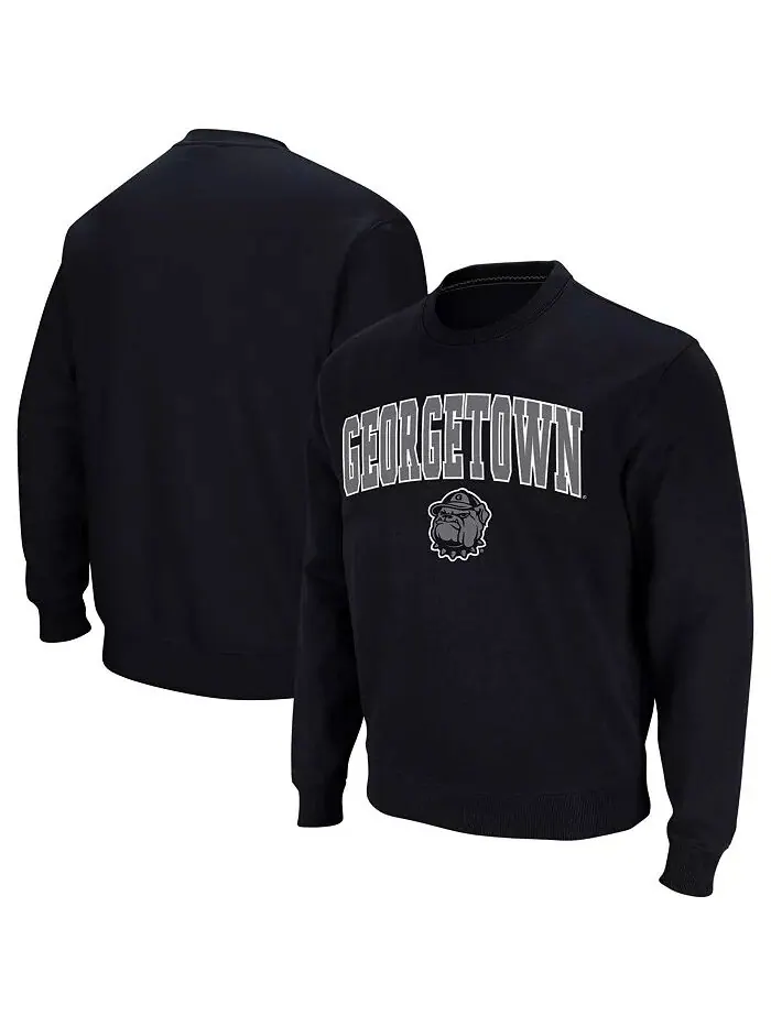 Мужская толстовка Georgetown Hoyas Arch and Logo с круглым вырезом Colosseum — изображение 1 из 7, темно-синий