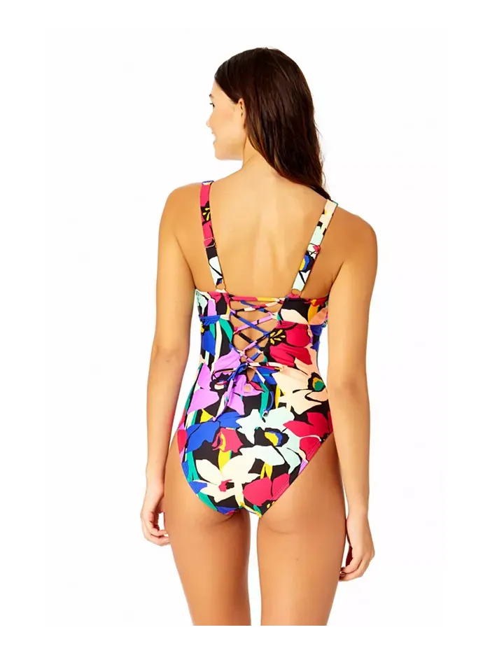 Женский компрессионный купальник с шнуровкой One Piece Swimsuit Coppersuit — изображение 2 из 2