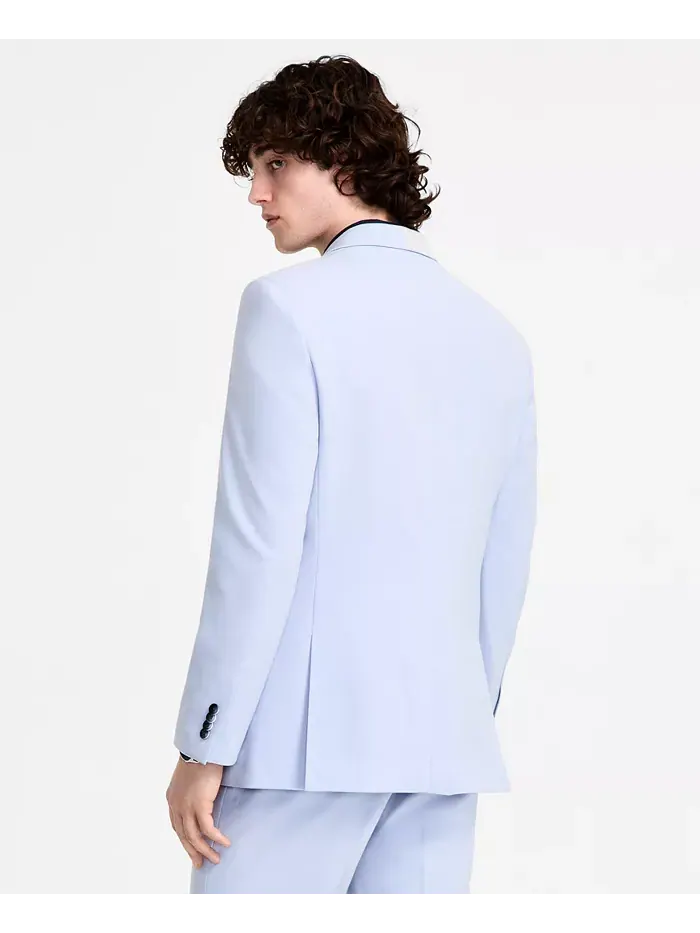 Мужской современный костюм Modern-Fit Bi-Stretch Nautica — изображение 4 из 9, светлый синий