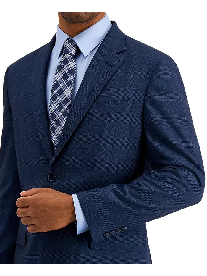 Мужской современный костюм Modern-Fit Bi-Stretch Nautica — изображение 2 из 5, синий